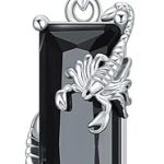 AENEAS Bee Necklace for Women Sterling Silver Honey Bee Pendant Necklace Crystal Necklace Cute Animal Jewelry Gifts for Her Wife Women - Scorpio Accessories for men