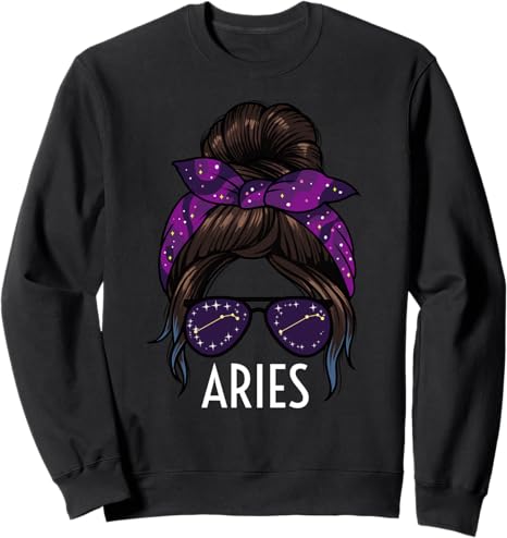 Aries Zodiac Sign Sweatshirt - Aries Sweatshirt for men