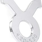 Taurus Zodiac Sign Sticker Emblem – Astrology & Horoscope Chrome 3D Badge Decal for April 20th-May 20th Birthdays – (2.5" x 3") - Durable, Weather-Resistant for Cars & Flat Surfaces - Taurus for men