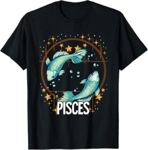 Astrology Constellation Star Sign Gifts - Pisces T-Shirt for men