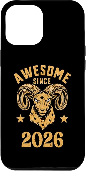 iPhone 12 Pro Max Aries Zodiac Star Sign Awesome Since 2026 Birthday Aries Case - Aries Phone Case for men