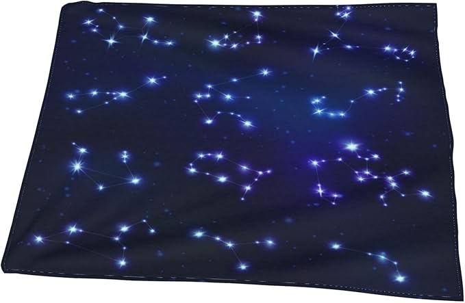 Throw Blanket Constellations Zodiac Signs Gemini Bed Blanket for Sherpa Bedding Soft Sofa Bed Couch Chair, 60 x 50 Inches - Gemini Blanket for men