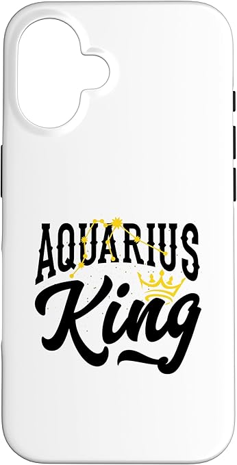 iPhone 16 Aquarius King Aquarius Zodiac Sign Astrology Aquarius Case - Aquarius Phone Case for men