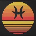 QIKLMMA Unframe Zodiac Sign Pisces Symbol Wall Art 12x16 Inch Canvas Prints Wall Decor For Home Living Room Bedroom Bathroom - Pisces Home Decor for men