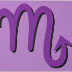 QIKLMMA Unframe Zodiac Sign Scorpio Symbol Wall Art 12x16 Inch Canvas Prints Wall Decor For Home Living Room Bedroom Bathroom - Scorpio Canvas for men