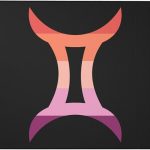 QIKLMMA Unframe Zodiac Sign Gemini Symbol Wall Art 12x16 Inch Canvas Prints Wall Decor For Home Living Room Bedroom Bathroom - Gemini Canvas for men