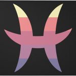 QIKLMMA Unframe Zodiac Sign Pisces Symbol Wall Art 12x16 Inch Canvas Prints Wall Decor For Home Living Room Bedroom Bathroom - Pisces Home Decor for men