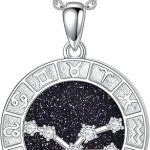 12 Zodiac Sign Necklace 925 Sterling Silver Constellations Pendant Necklace Jewelry Gifts for Women Men Friend Christmas Birthday,18+2 inch - Taurus Products for men