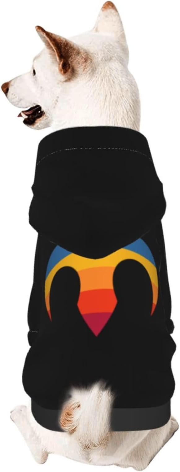 Zodiac Sign Aries Symbol Dog Sweater Winter Pet Dog Hoodie Sweatshirts Warm Soft Dog Clothes Medium - Aries Sweatshirt for men