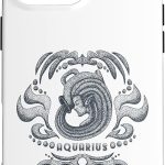 Aquarius Vintage | Zodiac Sign Zodiac Sign Case for iPhone 16 Pro Max - Aquarius Phone Case for men