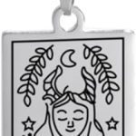 Stainless Steel Leo Zodiac Sign Tarot Card Style Pendant, Astrology Tag Necklace - TAURUS, Rosegold.16 - Taurus Products for men