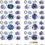 12 Sheets UV DTF Cup Wrap Transfer Stickers, Star Sign Rub on Decals Scorpio Leo Virgo UV DTF Cup Wraps Zodiac Sign Waterproof Personalized Stickers for Bottles Drink Jam Container - Scorpio Sticker for men