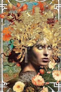 Trends International Jena DellaGrottaglia: Cosmic Zodiac - Virgo Wall Poster, 19L x 13W, Premium Unframed Version - Virgo Poster for men