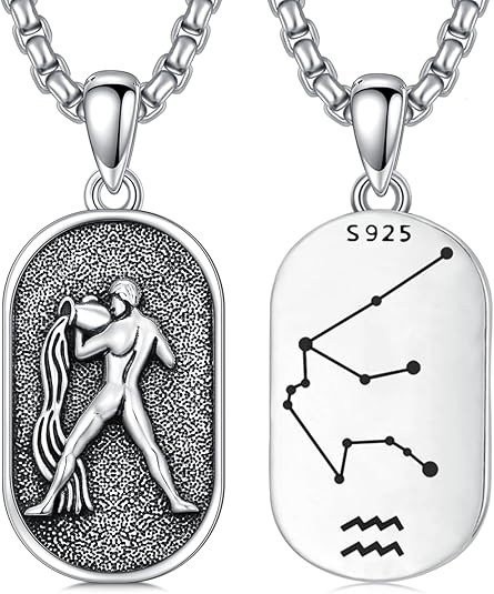 SIMONLY - Aquarius Necklace for men