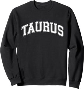 Taurus Zodiac Sign Varsity Sweatshirt - Taurus for men