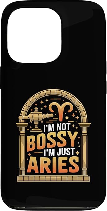 Aries Zodiac Sign Star Astrology Birthday Horoscope Case for iPhone 13 Pro - Aries Phone Case for men