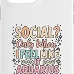 iPhone 13 Pro Max Aquarius Zodiac Sign Star Astrology Birthday Horoscope Case - Aquarius Phone Case for men