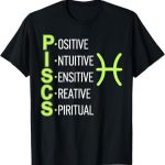 Pisces Zodiac Sign Birthday Horoscope - Pisces T-Shirt for men