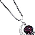 Spevert Jewelry for Women,Zodiac Vintage Moon Crystal Pendant Necklace 12 Constellation Gothic Glowing Necklace Xmas Party Gift - Scorpio Accessories for men