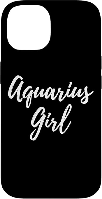 Aquarius Star Sign Girl Astrology Retro Vintage Case for iPhone 14 - Aquarius Phone Case for men