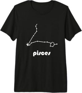Pisces Horoscope Constellation Retro Birthday - Pisces T-Shirt for men