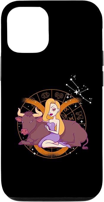 iPhone 12/12 Pro Zodiac Astrology Star Sign Taurus Girl Case - Taurus Phone Case for men