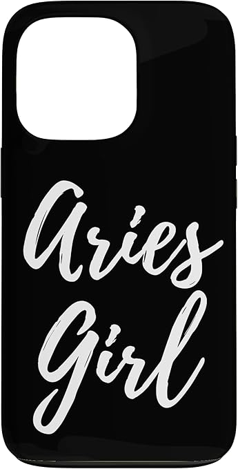 Aries Girl Zodiac Astrological Sign Retro Vintage Case for iPhone 13 Pro - Aries Phone Case for men