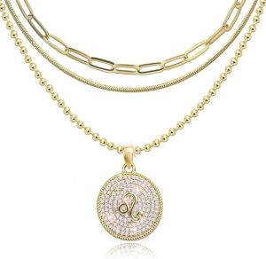 GOLDEN FISH - Leo Necklace for men