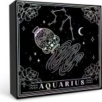 Aquarius Gifts For Women, Zodiac Gifts For Women, Aquarius Gifts, Wooden Box Sign with Aquarius Signs, Astrology Gifts For Women Friend Bestie, Birthday Zodiac Gifts, Horoscope Spiritual Gifts - Aquarius Mug for men