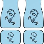Scorpio Constellation Car Floor Mats All Weather Waterproof Car Carpet Set of 4 Non-Slip Accessories Interior Decor - Virgo Car Floor Mat for men