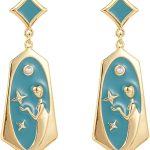 Psycheer - Virgo Earrings for men