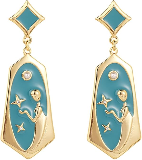 Psycheer - Virgo Earrings for men