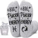 HAPPYPOP Pisces Gifts for Men- Astrology Constellation Horoscope Gifts, Zodiac Birthday Galaxy Pisces Socks - Pisces for men