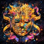 Zodiac Sign Gemini with Golden Mask 5D Diamond Art Painting Full Square Drill Diamond Art Painting by Number Kits for Adults Mosaic Cross Stitch for Wall Decor 14x14inch（3） - Gemini Canvas for men