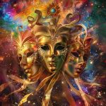 Zodiac Sign Gemini Shining Mask 5D Diamond Art Painting Full Square Drill Diamond Art Painting by Number Kits for Adults Mosaic Cross Stitch for Wall Decor 14x14inch(7) - Gemini Canvas for men