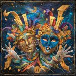 Zodiac Sign Gemini with Golden Mask 5D Diamond Art Painting Full Square Drill Diamond Art Painting by Number Kits for Adults Mosaic Cross Stitch for Wall Decor 14x14inch（7） - Gemini Canvas for men
