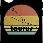 Taurus Zodiac Sign Constellation Stars Astrology Vintage Case for iPhone 16 - Taurus Phone Case for men
