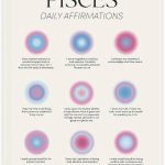 Pisces Wall Art, Pisces Gifts, Pisces Poster Print Zodiac Wall Art, Pisces Room Decor, Zodiac Pisces Astrology Art Unframe-style12x18inch(30x45cm) - Pisces Canvas for men