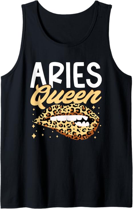 Aries Zodiac Sign Aries Queen Star Sign Tank Top - Aries T-Shirt for men