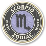 Scorpio Star Sign Vinyl Sticker Decal Laptop Car Bumper Sticker Travel Luggage Car Sign Fun 5" - Scorpio Sticker for men