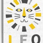 Elephant Stock - Leo Zodiac Sign Wall Art - Vertical Canvas Wall Art - Living Room Wall Decor - Digital Art Religion And Spirituality Canvas Art - White And Gray Decor - 32" x 48" - Leo Canvas for men