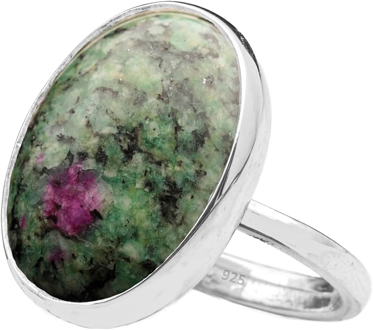 Natural Labradorite Crystal Ring Anti-Tarnish 925 Sterling Silver Oval Solitaire Gemstone Dainty Leo Spiritual Perseverance Statement Ring Handmade Turkish Fine Jewelry - Aries Ring for men