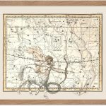 Monem Art Sagittarius Zodiac Sign Poster - Great Vintage Zodiac Poster, Astrology and Aptitude Vintage Home Wall Decor for Astrology Enthusiasts, 11x14 Beige Framed - Sagittarius Home Decor for men