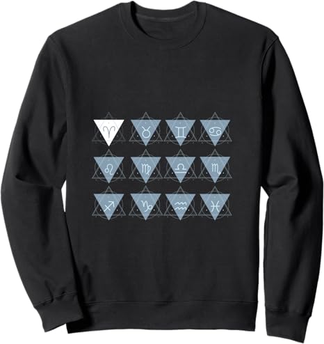 Aries Zodiac Sign for Horoscopes and Astrology Sweatshirt - Aries Sweatshirt for men