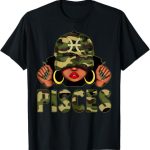 African American Woman Birthday Black Queen Zodiac - Pisces T-Shirt for men