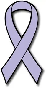 Bumper Magnet Lavender All Cancer Awareness Ribbon 7"- High-Resolution UV-Resistant Decal Durable Magnetic Auto Stickers for Cars, Perfect for Drivers and Road Trip Lovers - Cancer Car Accessories for men