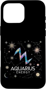 iPhone 16 Pro Max Aquarius Energy, Horoscope, Zodiac Case - Aquarius Phone Case for men