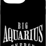 iPhone 15 Pro Max Big Aquarius Energy Zodiac Horoscope Design Case - Aquarius Phone Case for men