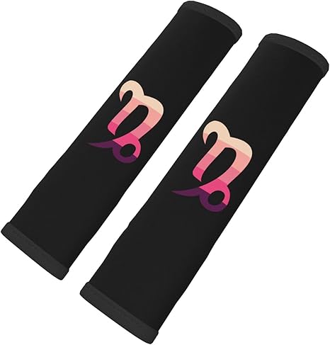 Zodiac Sign Capricorn Symbol Car Seat Belt Cover Pad for for A More Comfortable Driving Car Interior Accessories Seat Belt Cover Pad 2 PCS Shoulder Strap Covers - Aries Car Seat Cover for men