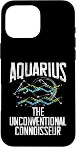 iPhone 16 Pro Max Aquarius the unconventional Connoisseur Aquarius Case - Aquarius Phone Case for men